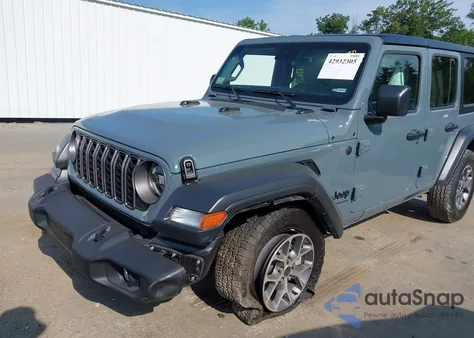 2024 Jeep Wrangler 4-Door Sport S 4X4 z USA, uszkodzony, nr VIN 1C4PJXDG5RW334658